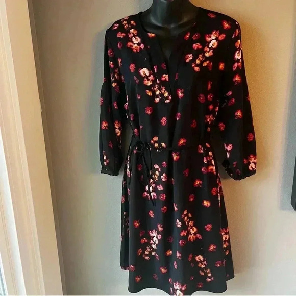 Lot of 2 Belted Shirt Dresses A New Day Small Merona Medium - Picture 1 of 16